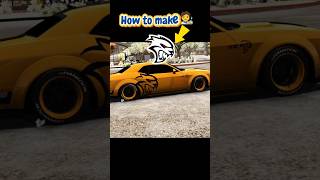 How to make Hellcat Logo tutorial🧑‍🎨 #carparkingmultiplayer #carparking #short