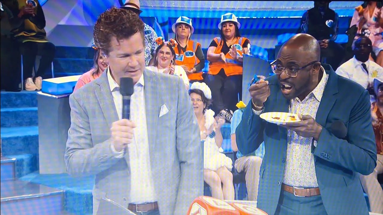 Let's Make A Deal (Season 16) Wayne Brady Eats The Cake Moment