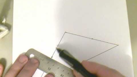 Drawing the Perpendicular Bisectors - Part 1 of 5