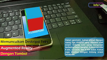 Menampilkan Deskripsi Teks Augmented Reality Dengan Tombol Unity | Devgame Tutorial