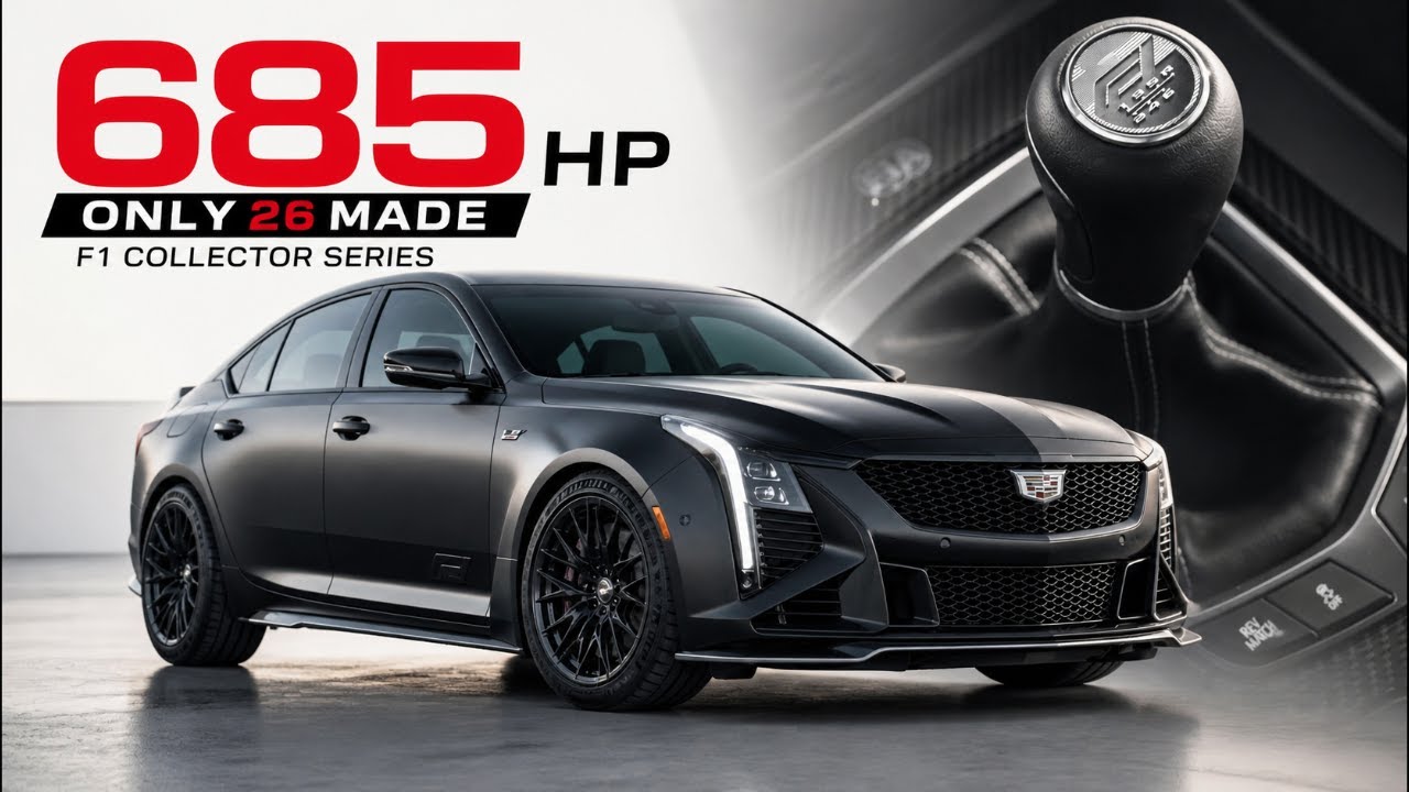 Cadillac Drops 685 HP Manual F1 Edition That Only 26 People Can