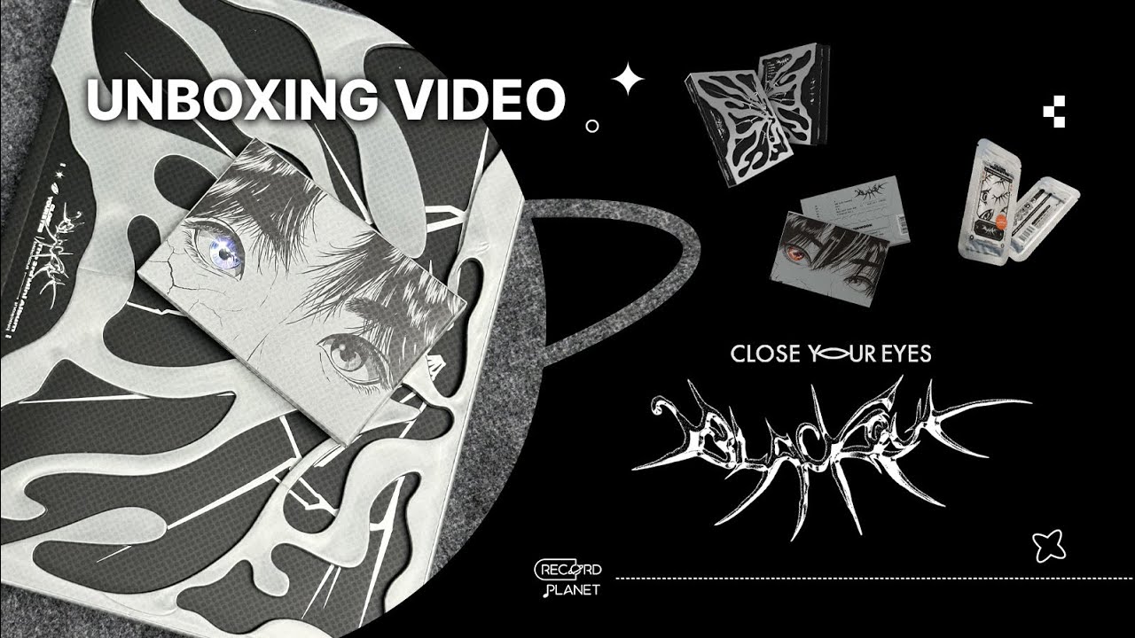 CLOSE YOUR EYES [ BLACKOUT ] UNBOXING｜클로즈유어아이즈 앨범깡