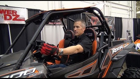 Polaris RZR 1000XP Mirror Kit install tutorial at the Toronto Snowmobile ATV and Power Sports Show!