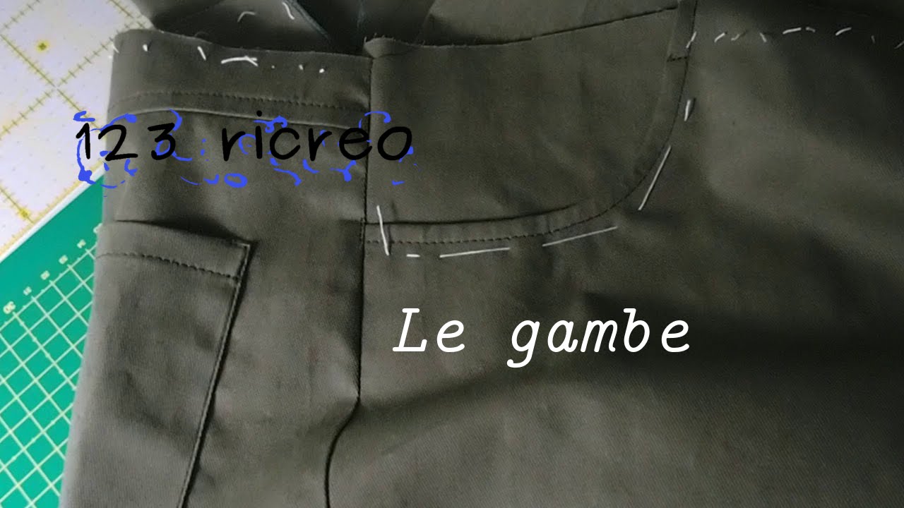 Jeans parte VIII° - Le gambe dei pantaloni - YouTube