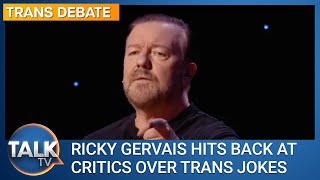 Ricky Gervais hits back at critics