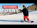 Improve beginner snowboard turns with one skill