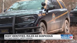 Body identified, ruled as suspicious
