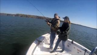 Lake Norman Striped Bass Fishing March 2016