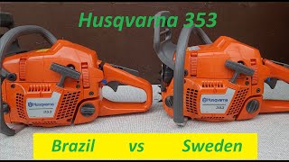 Brazil vs Sweden - Husqvarna 353 - cacko w całej okazałości. Super, że ciągle jest.
