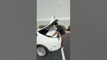 MKIV SUPRA TARGA TOP REMOVAL #supra #targa #mk4supra #convertible #asmr