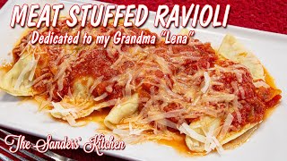 HOW TO MAKE RAVIOLI / MEAT STUFFED RAVIOLI / SICILIAN STYLE