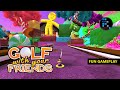 Golf With Your Friends | Candyland Map Fun Gameplay#2