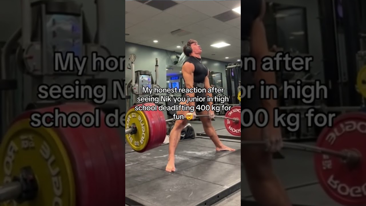 900 lbs Deadlift at 17 🤯 bro was made in a lab 🧪 