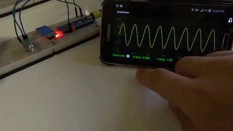Arduino (Maple mini) and Android graph plotter App