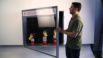 SwingFrame Shadowbox Display Case with Header