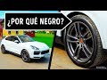 La razón por la que los neumáticos de tu auto son negros