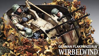: WIRBELWIND camouflaged with autumn leaves - Part 2 - 1/35 TAMIYA - [ Painting weathering ]