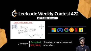 Leetcode Weekly Contest 422 || Video Solutions - Q1, Q2, Q3 || Step-by-Step Explained with TimeStamp