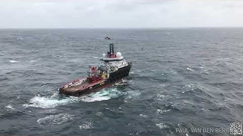 Heerema sleipner during tyra jacket installation