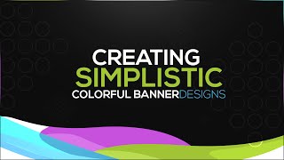 Photoshop Tutorial: Creating Simplistic Colorful Banner Designs
