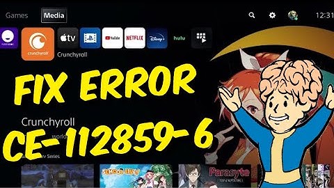 How To Fix PS5 Error CE-112859-6