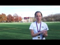 NEAC Interview with 2014-15 Women's Soccer Tournament MVP Lizzie Mummau