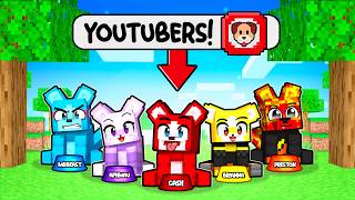 Video thumbnail of "Cash Has YouTuber Pets in Minecraft!"