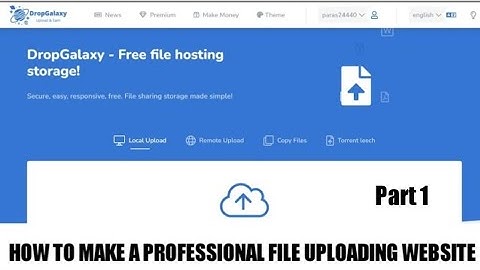 How To Make Professional PPD (Pay Per Download ) Website || Part 1