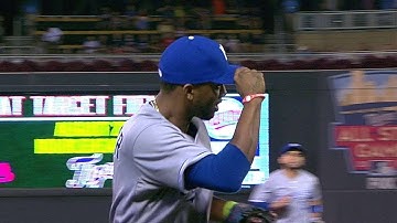 KC@MIN: Escobar makes a great play on tough grounder