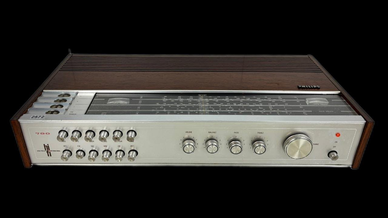 Vintage Philips RH790 AM/FM Stereo Receiver - YouTube