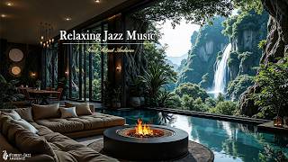 Relaxing Jazz With Nature Panorama | Soft Jazz Music In Peaceful Forest View To Relieve Stress screenshot 3