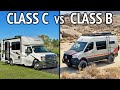 Which is Better: Small Class C RV or Class B Camper Van