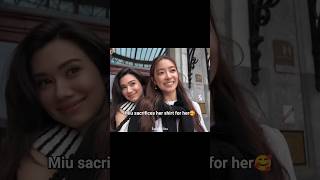 Lena giving Miu the biggest hug  #lenamiu #miunatsha #mysafezoneseries  #thaigl #wlw #lalinalena