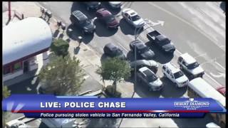 SHOCKING END: Police Chase in San Fernando Valley, CA  FNN