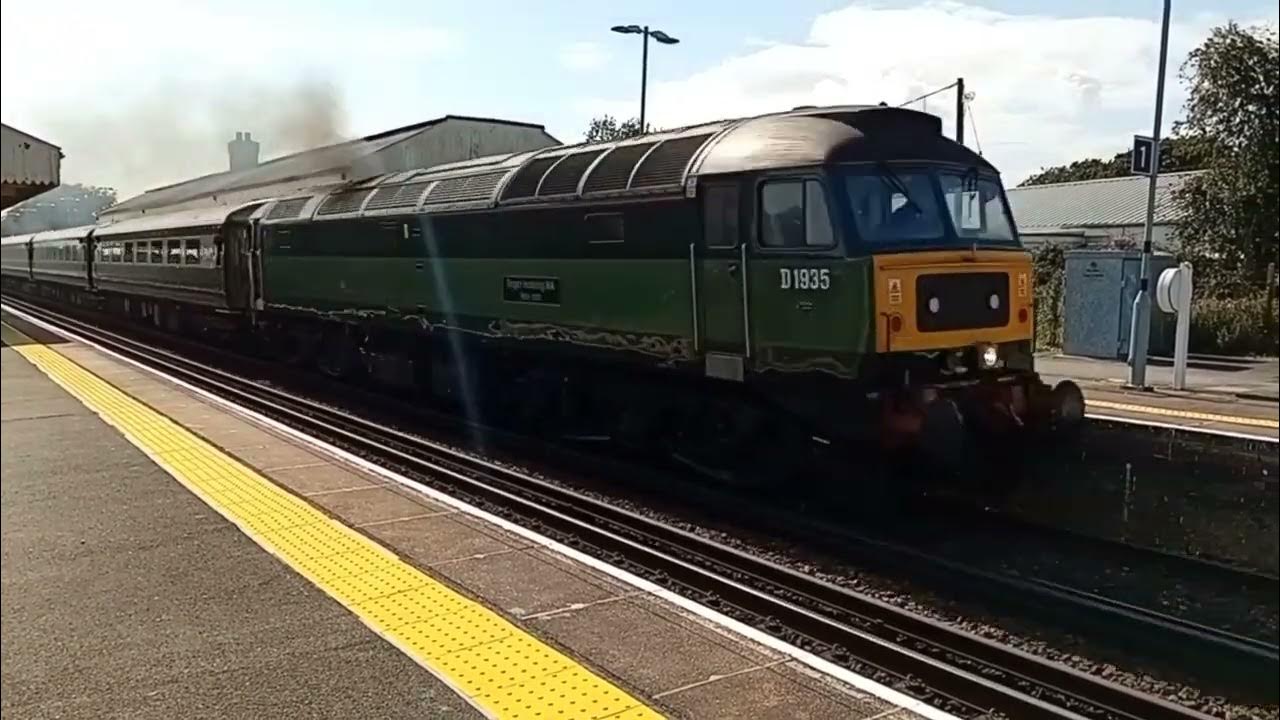 Dorset Coast Statesman Tour by Statesman Rail captured at Wareham Dorset with two Class 47