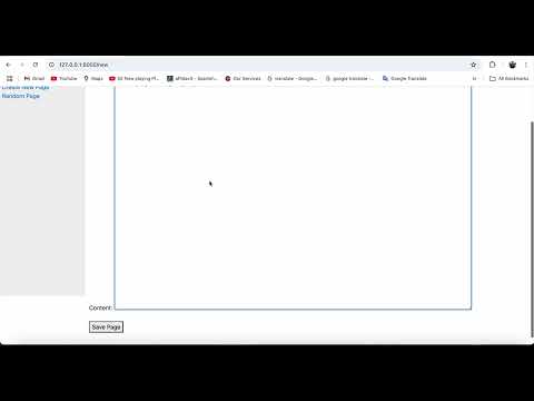 Harvard CS50 Project 1(Wiki)