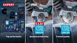 Bosch Diamond Cutting Discs | 3 Performance Class Bosch Diamond Cutting Discs | 3 Performance Class