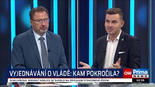 Libor Vondráček v duelu s poslancem TOP09.