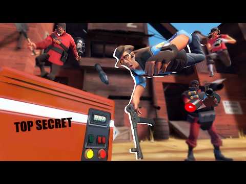 Capping the intelligence as Sniper with only a SMG