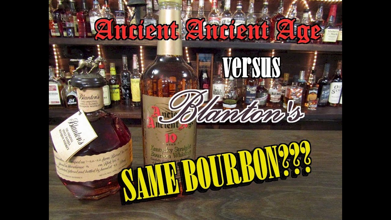 Blantons VS Ancient Ancient Age   Are They The SAME BOURBON