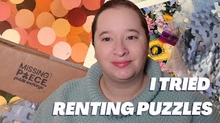 Renting Puzzles?! // Missing Piece Puzzle Exchange Review