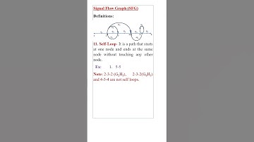 signal flow graph definitions #electrical #controltheory #gate #education #controlsystem.