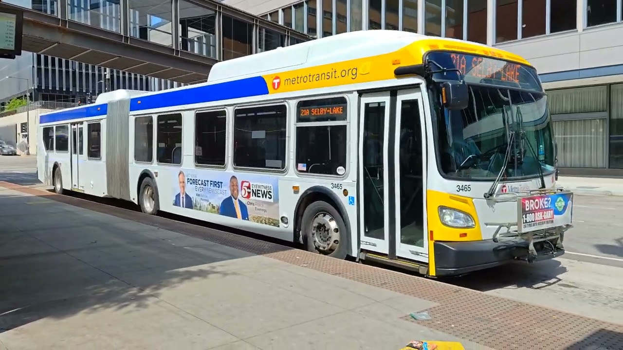Metro Transit 2017 New Flyer XD60 3465 On Route 21A