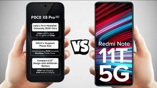 poco x8 pro vs redmi note 11t 5g full comparison.