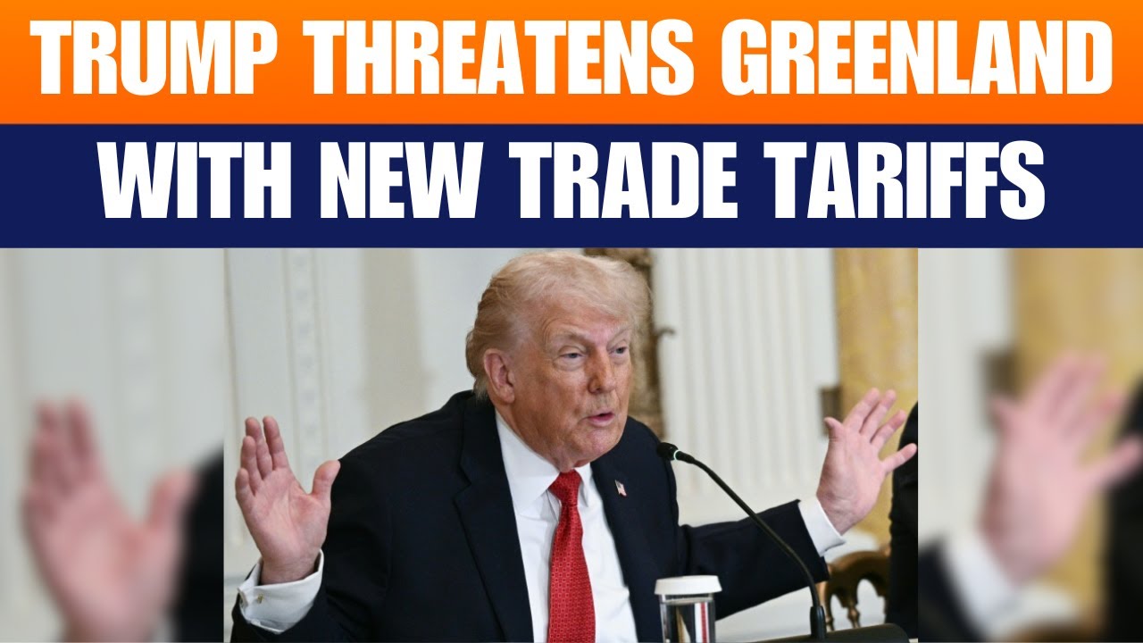 NEW TARIFF THREAT | TRUMP WANTS TO TARIFFS OVER GREENLAND | NEWS9