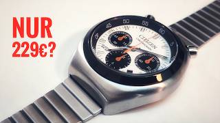 Endlich bezahlbar! Die coolste Retro-Uhr von Citizen! Bullhead AN3660-81A Tsuno Panda Review deutsch