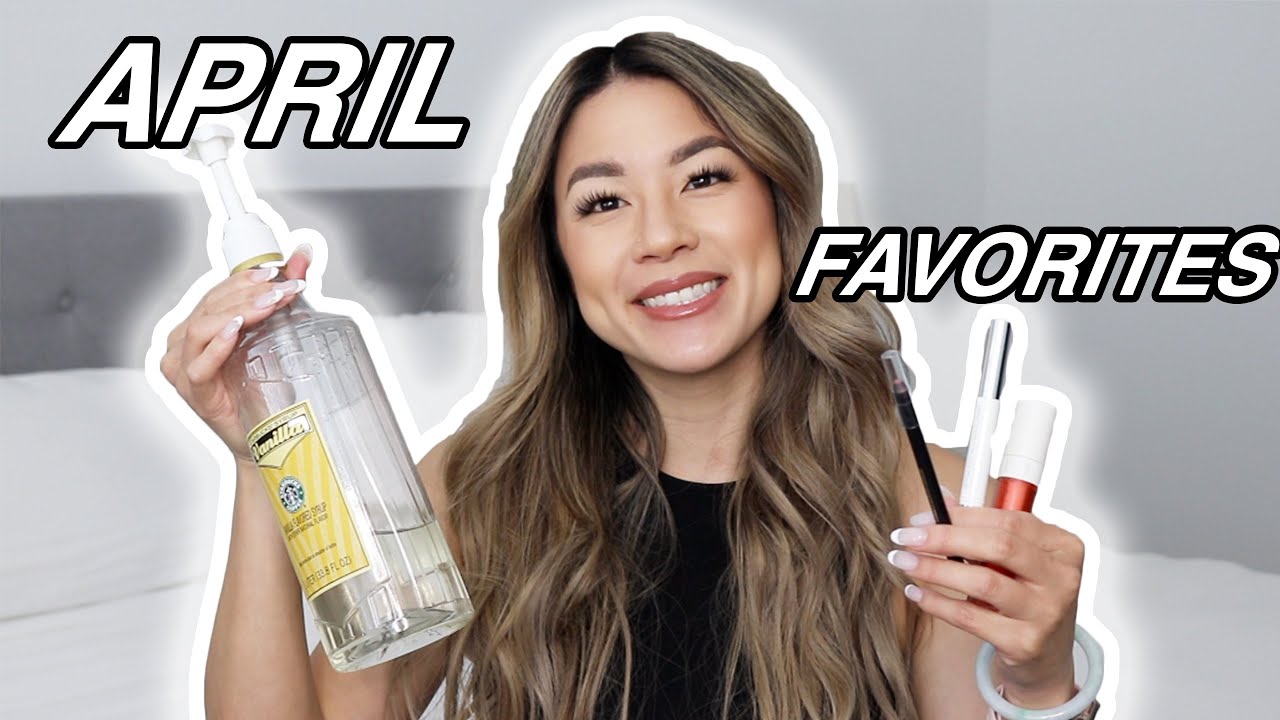 APRIL 2021 FAVORITES | new beauty + favorite dog cleaning products!