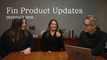 Fin Product Updates December 2025 – CX Reasons, Trending Topics, Fin over Slack, and more