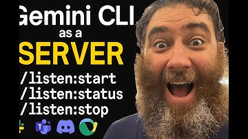 Turn Gemini CLI into a Server with Custom Slash Commands