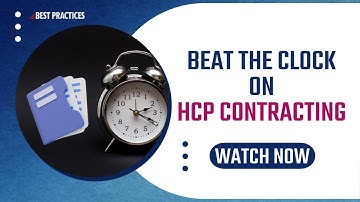 Only 42% of Companies Get HCP Contracts Done on Time - Are You One of Them?